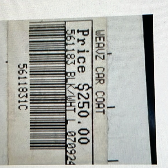 Weavz Artsy Black Collared Jacket with Brown and Ivory Ribbon Accents - Picture 5 of 5